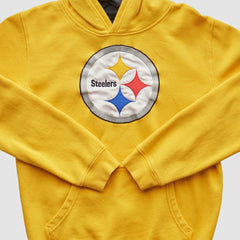 Pittsburgh Steelers NFL 2000s Hooded Pullover Sweatshirt Yellow Vintage | Fanatics