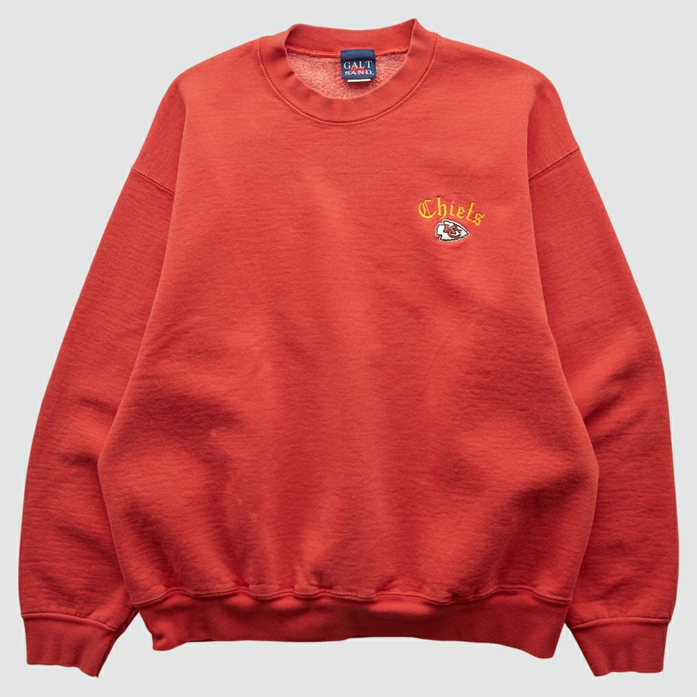 Kansas City Chiefs Galt Sand 90s Pullover Sweatshirt Red Vintage | Fanatics