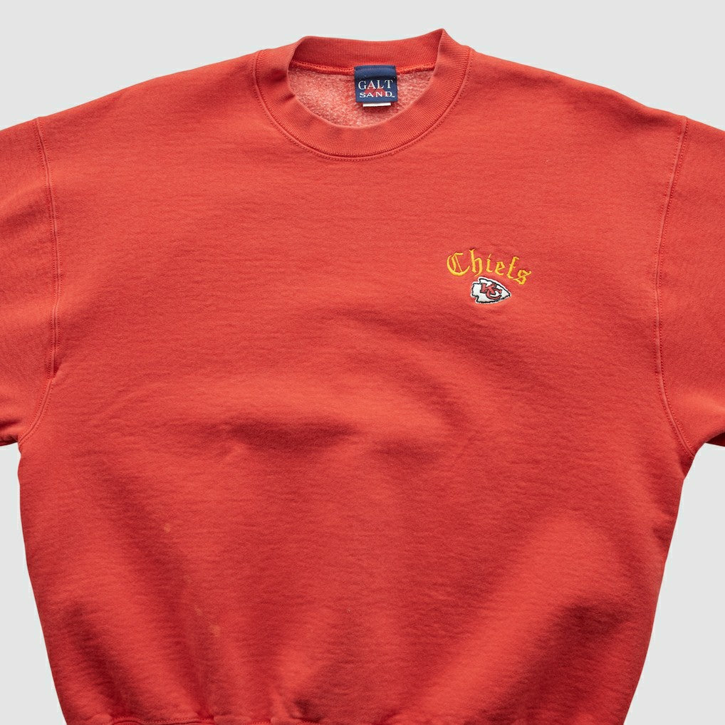Kansas City Chiefs Galt Sand 90s Pullover Sweatshirt Red Vintage | Fanatics