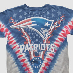 New England Patriots Majestic 2000s T-shirt Blue Vintage | Fanatics