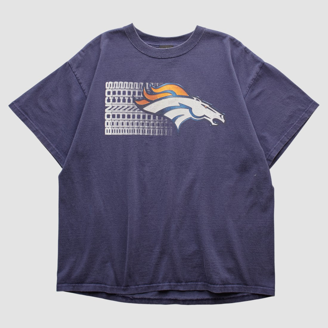 Denver Broncos NFL 2000s T-shirt Navy Vintage | Fanatics
