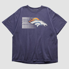 Denver Broncos NFL 2000s T-shirt Navy Vintage | Fanatics