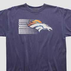 Denver Broncos NFL 2000s T-shirt Navy Vintage | Fanatics