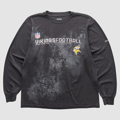 Minnesota Vikings Reebok 2000s Long Sleeve T-shirt Black Vintage | Fanatics