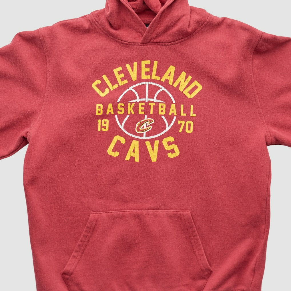 Cleveland Cavaliers NBA 2010s Hooded Pullover Sweatshirt Red Vintage - NBA