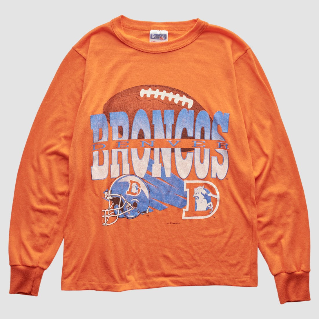 Denver Broncos NFL 90s Long Sleeve T-shirt Orange Vintage | Fanatics