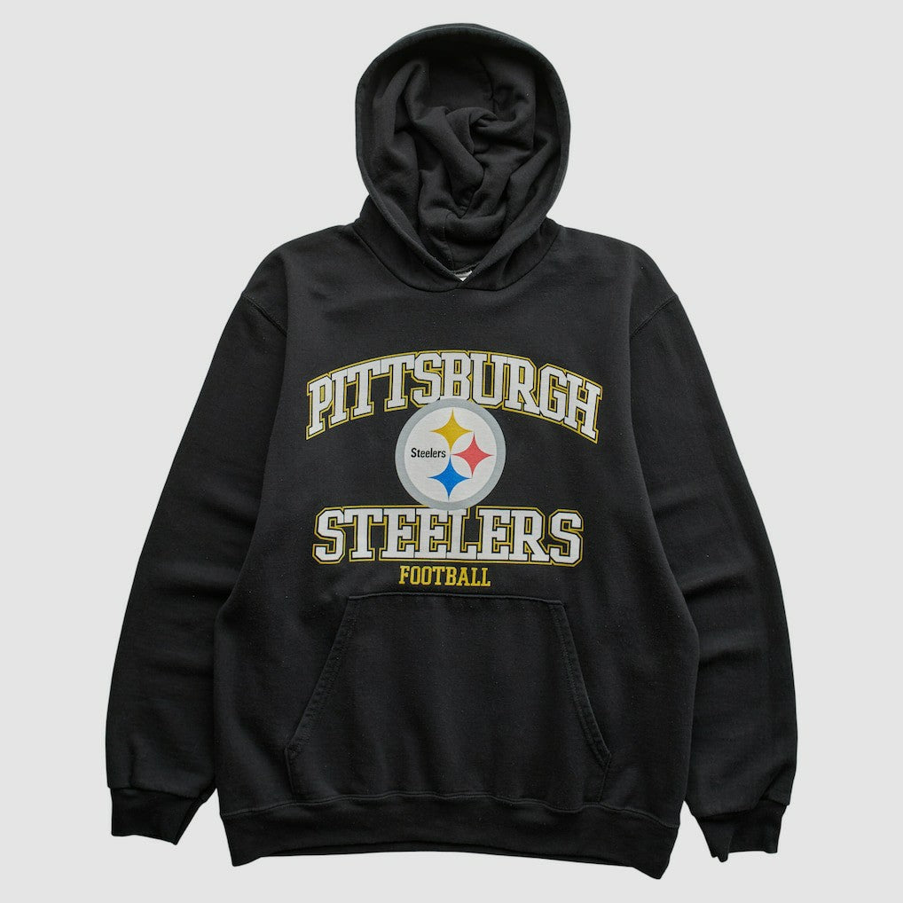 Pittsburgh Steelers NFL 2000s Hooded Pullover Sweatshirt Black Vintage | Fanatics
