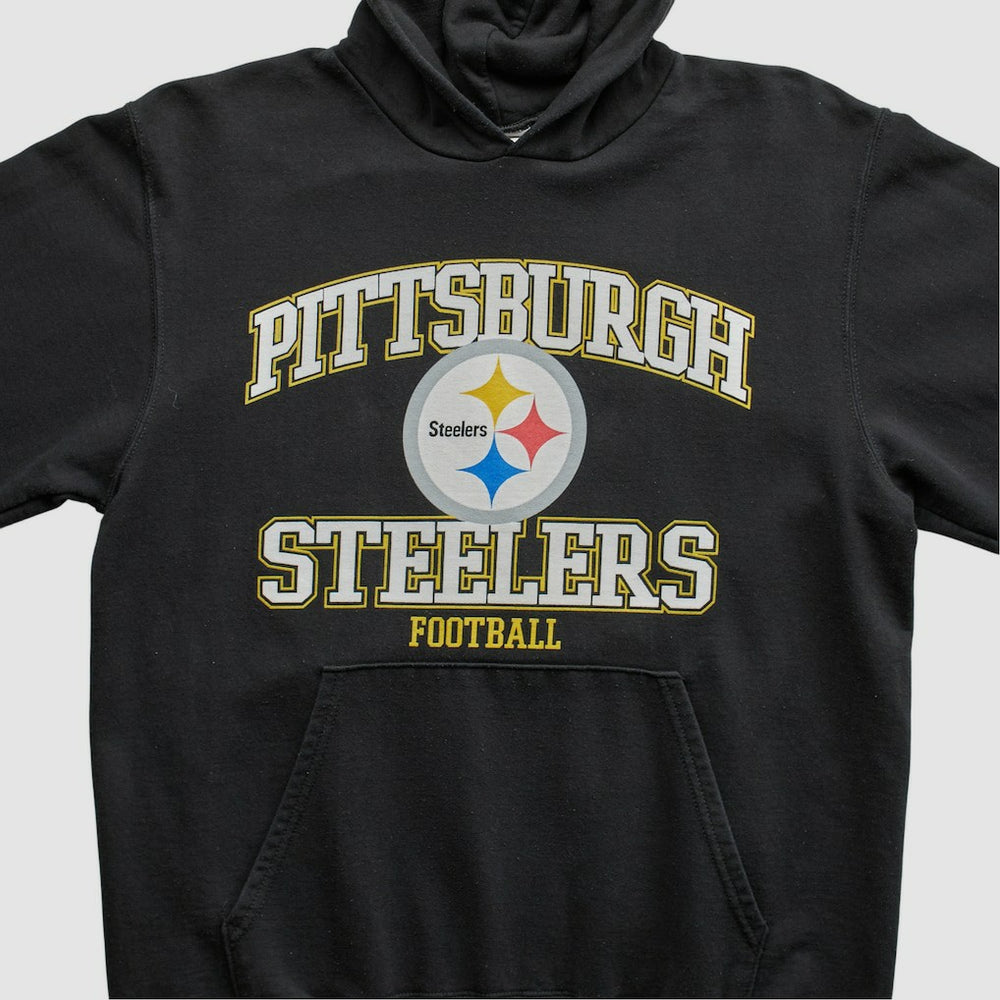 Pittsburgh Steelers NFL 2000s Hooded Pullover Sweatshirt Black Vintage | Fanatics