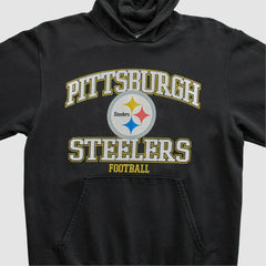 Pittsburgh Steelers NFL 2000s Hooded Pullover Sweatshirt Black Vintage | Fanatics