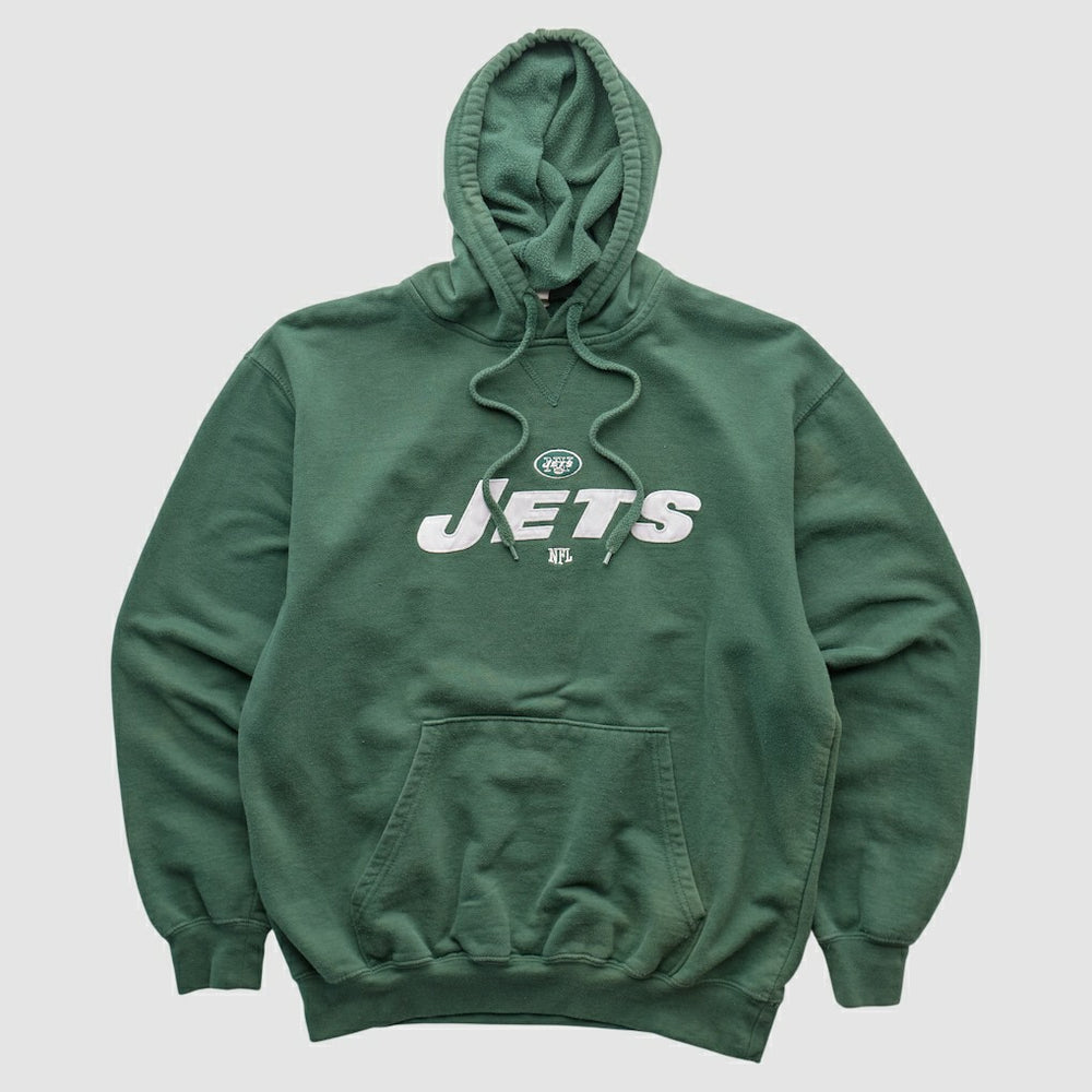 New York Jets NFL 2010s Hooded Pullover Sweatshirt Green Vintage | Fanatics
