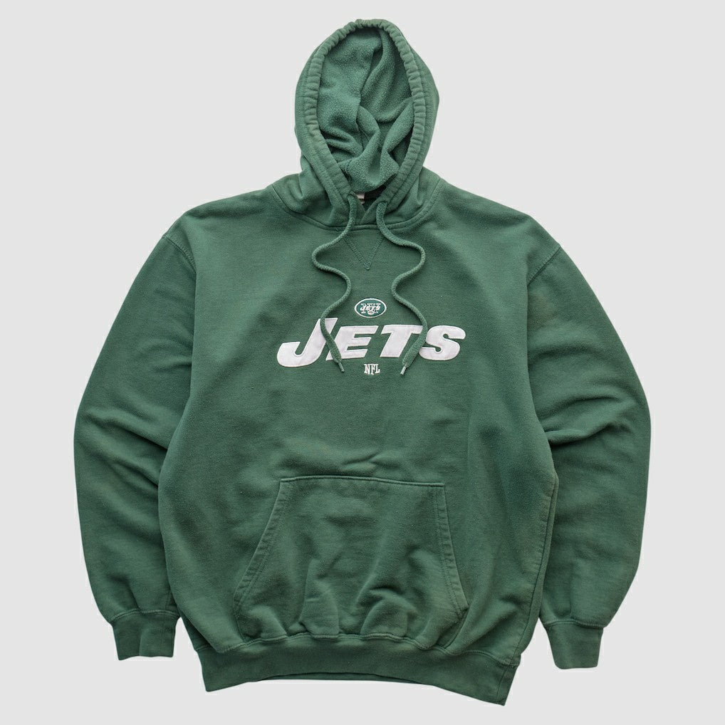 New York Jets NFL 2010s Hooded Pullover Sweatshirt Green Vintage | Fanatics