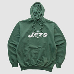 New York Jets NFL 2010s Hooded Pullover Sweatshirt Green Vintage | Fanatics