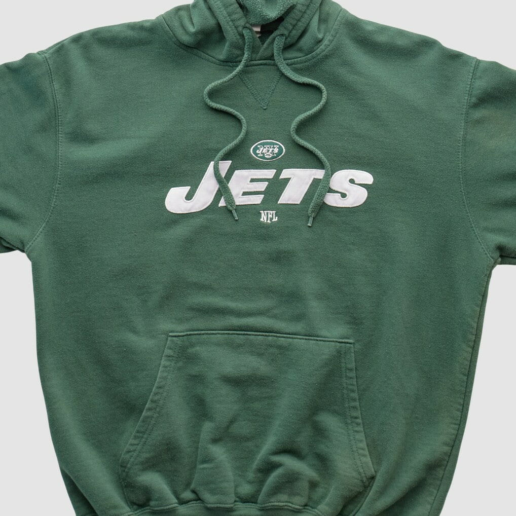 New York Jets NFL 2010s Hooded Pullover Sweatshirt Green Vintage | Fanatics