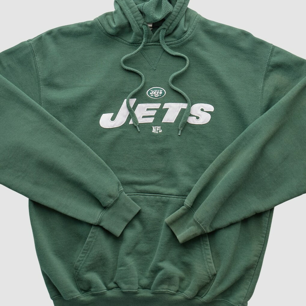 New York Jets NFL 2010s Hooded Pullover Sweatshirt Green Vintage | Fanatics