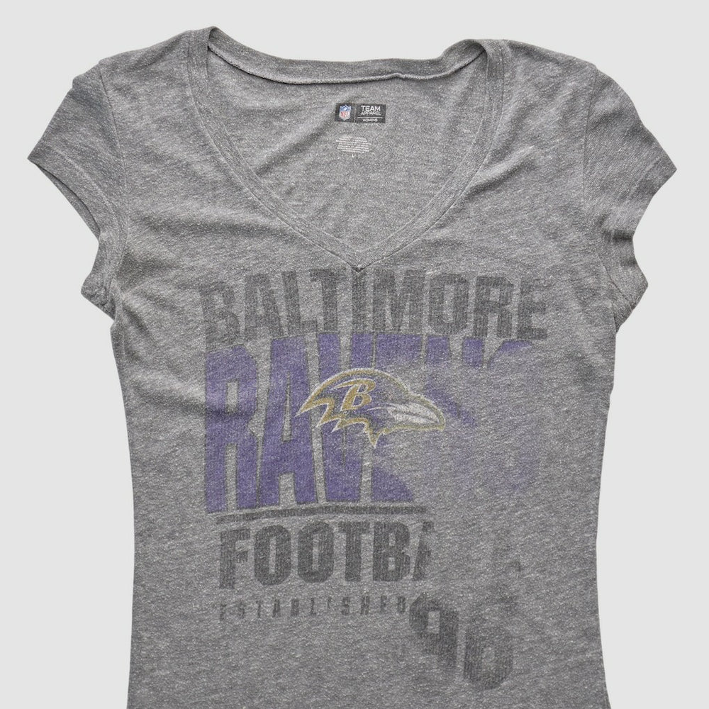 Baltimore Ravens NFL 2010s T-shirt Heather Gray Vintage | Fanatics
