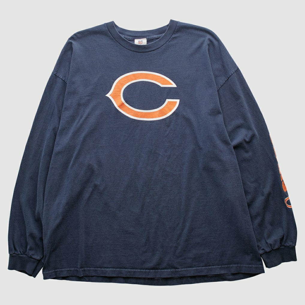 Chicago Bears NFL 2010s Long Sleeve T-shirt Navy Vintage | Fanatics