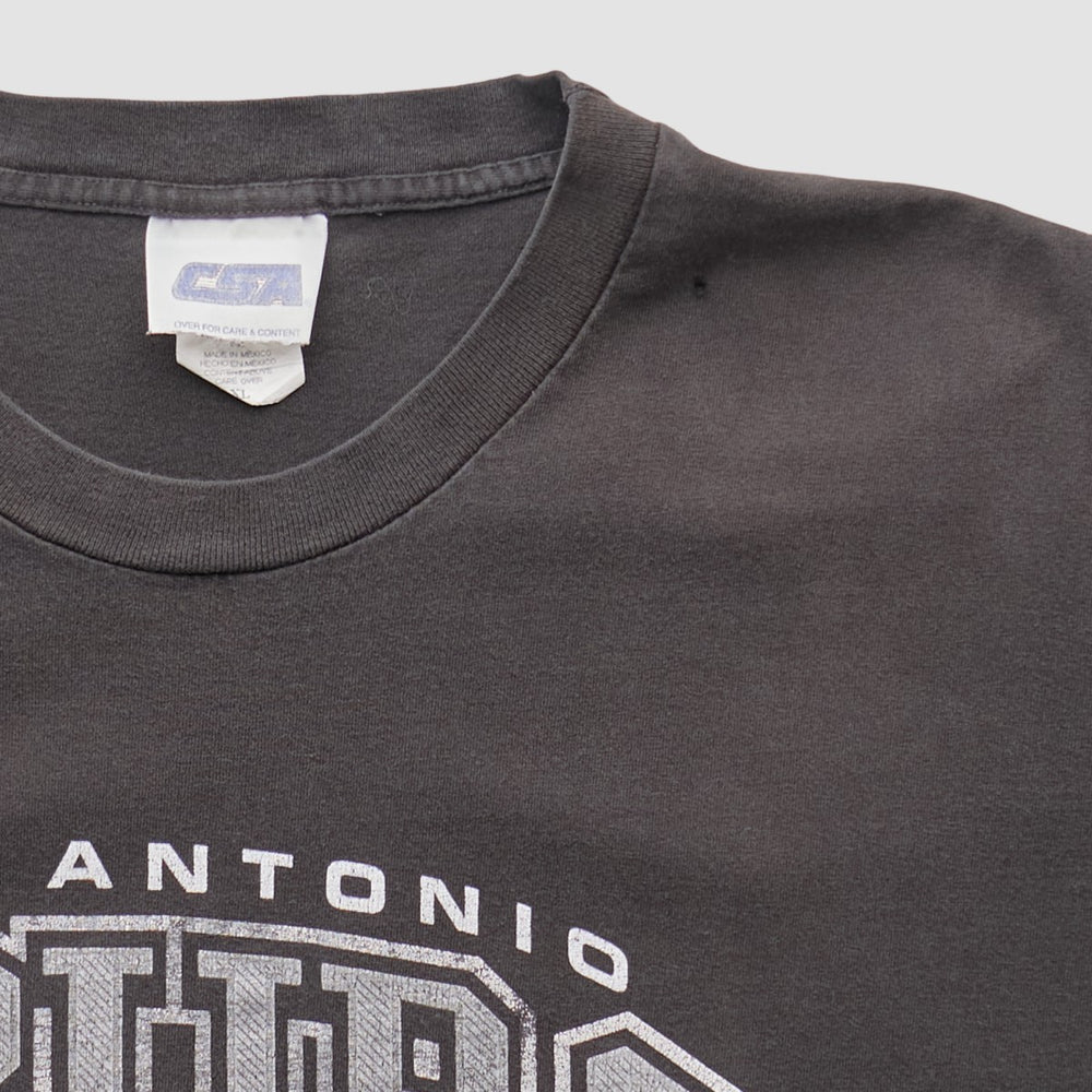 San Antonio Spurs CSA 2000s T-shirt Black Vintage - NBA