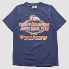 Denver Broncos Logo Athletic 1998 T-shirt Navy Vintage | Fanatics