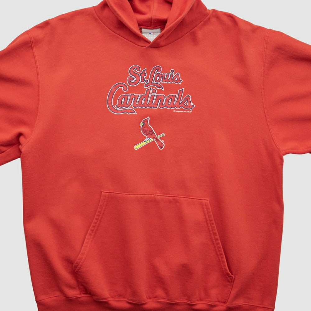 St. Louis Cardinals Genuine Merchandise 2000s Hooded Pullover Sweatshirt - MLB