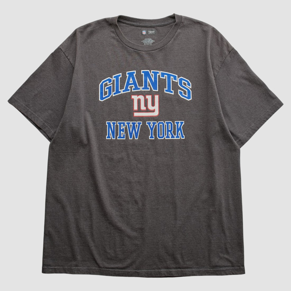 New York Giants NFL 2000s T-shirt Charcoal Vintage | Fanatics