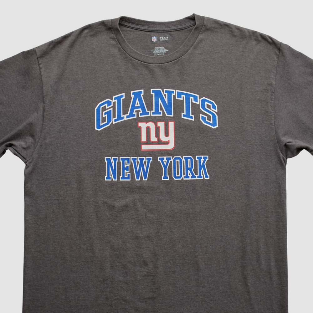New York Giants NFL 2000s T-shirt Charcoal Vintage | Fanatics