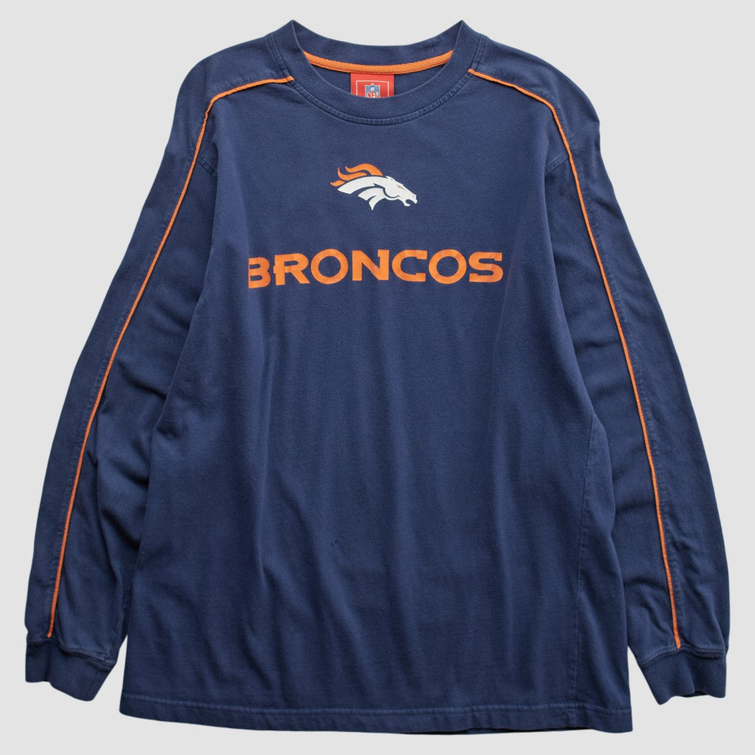 Denver Broncos NFL 2000s Long Sleeve T-shirt Navy Vintage | Fanatics