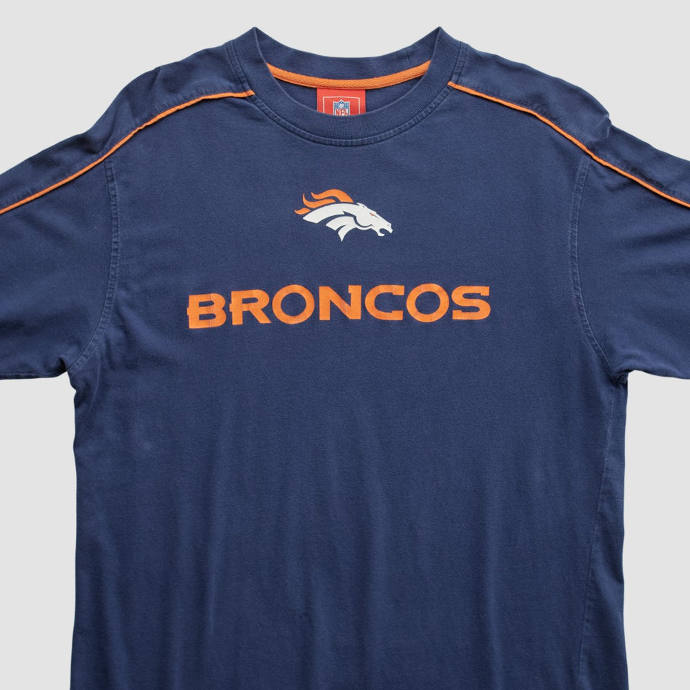 Denver Broncos NFL 2000s Long Sleeve T-shirt Navy Vintage | Fanatics