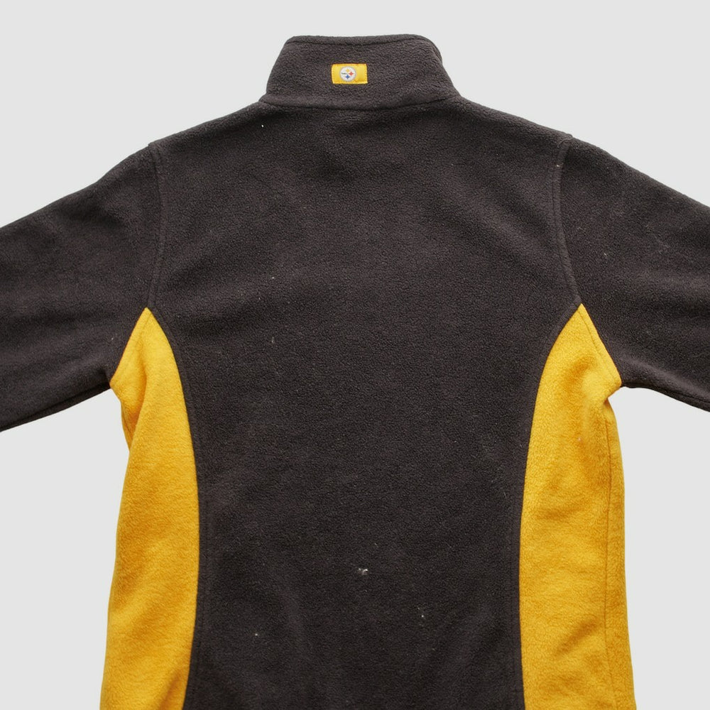 Pittsburgh Steelers NFL 2000s 1/4 Zip Sweatshirt Black Vintage | Fanatics