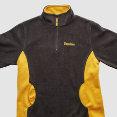 Pittsburgh Steelers NFL 2000s 1/4 Zip Sweatshirt Black Vintage | Fanatics