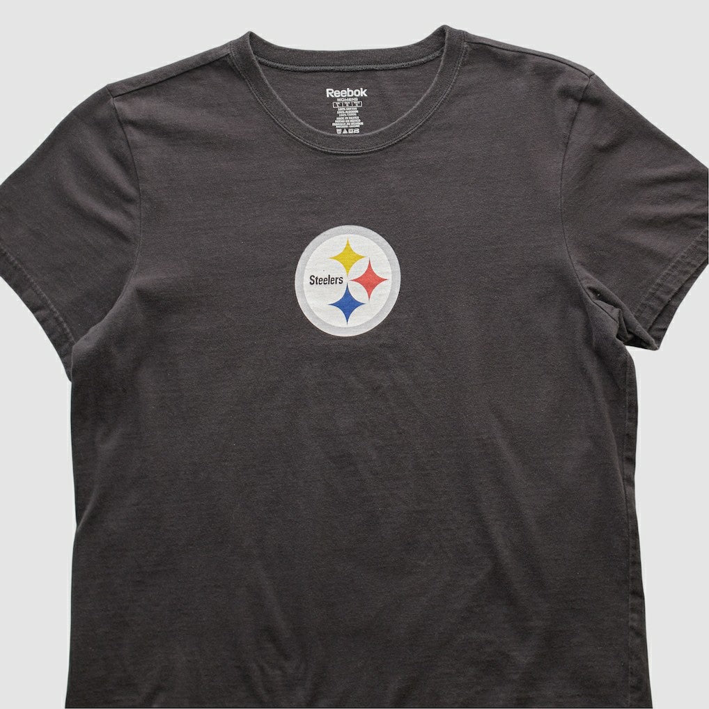 Pittsburgh Steelers Reebok 2000s T-shirt Black Vintage | Fanatics