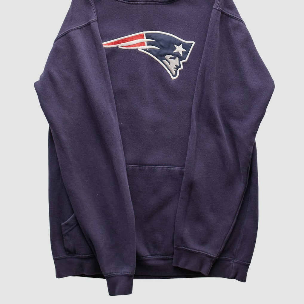 New England Patriots NFL 2000s Hooded Pullover Sweatshirt Navy Vintage | Fanatics