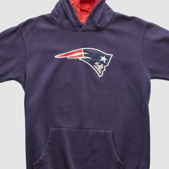 New England Patriots NFL 2000s Hooded Pullover Sweatshirt Navy Vintage | Fanatics