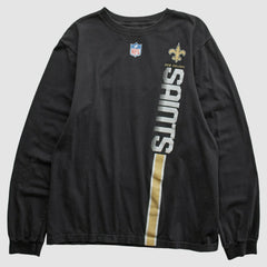 New Orleans Saints Reebok 2000s Long Sleeve T-shirt Black Vintage | Fanatics