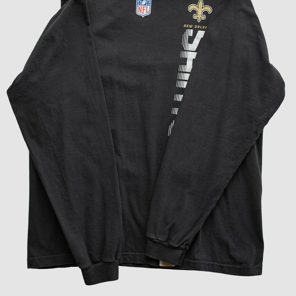 New Orleans Saints Reebok 2000s Long Sleeve T-shirt Black Vintage | Fanatics