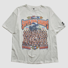 Denver Broncos Starter 1998 T-shirt White Vintage | Fanatics