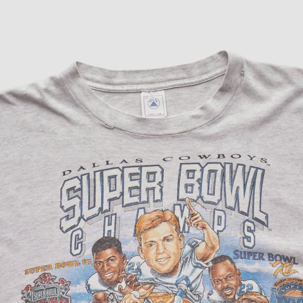 Dallas Cowboys Delta 1996 T-shirt Heather Gray Vintage | Fanatics
