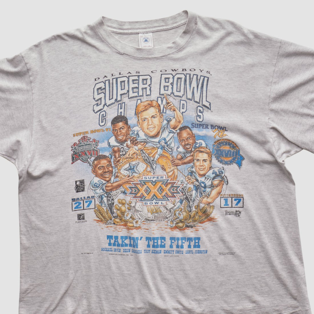 Dallas Cowboys Delta 1996 T-shirt Heather Gray Vintage | Fanatics