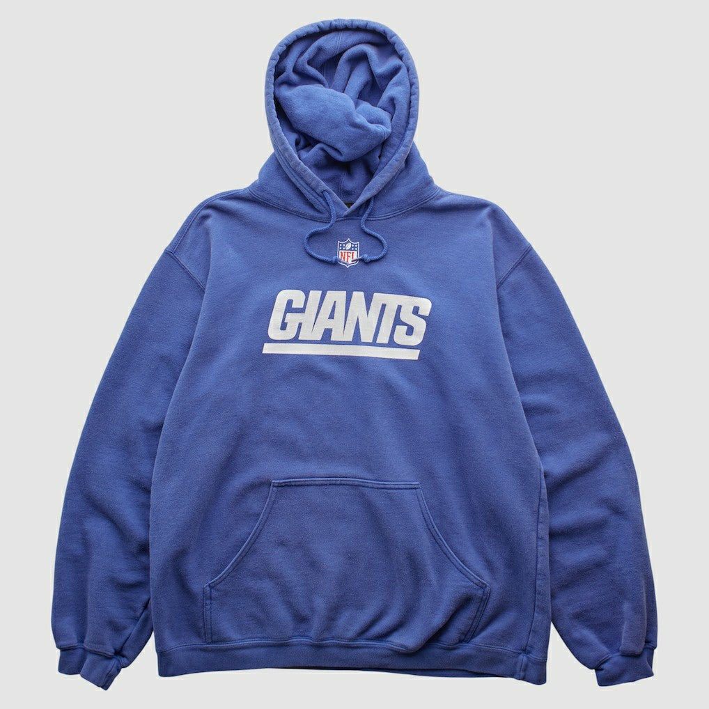 New York Giants Reebok 2000s Hooded Pullover Sweatshirt Blue Vintage | Fanatics