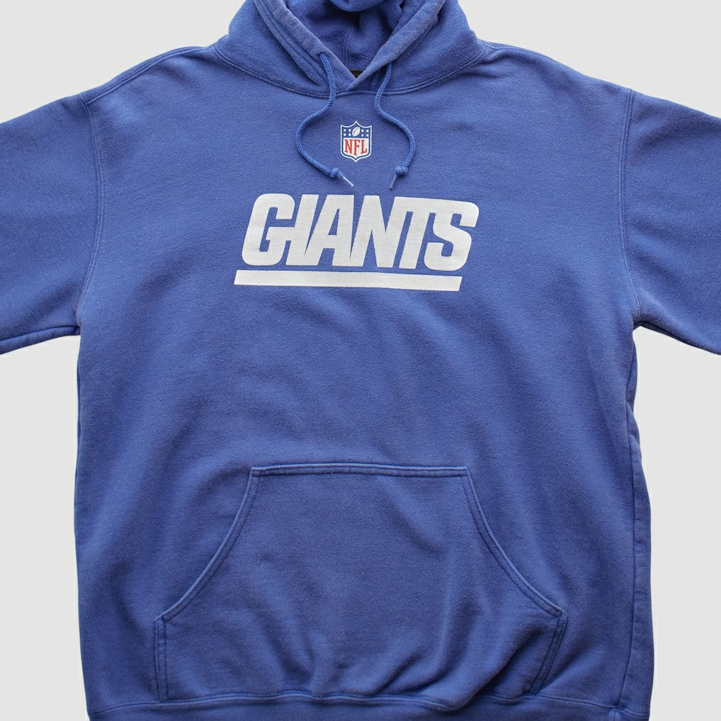 New York Giants Reebok 2000s Hooded Pullover Sweatshirt Blue Vintage | Fanatics