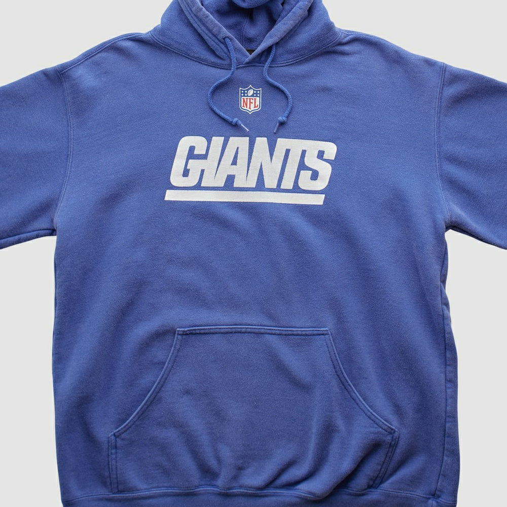 New York Giants Reebok 2000s Hooded Pullover Sweatshirt Blue Vintage | Fanatics