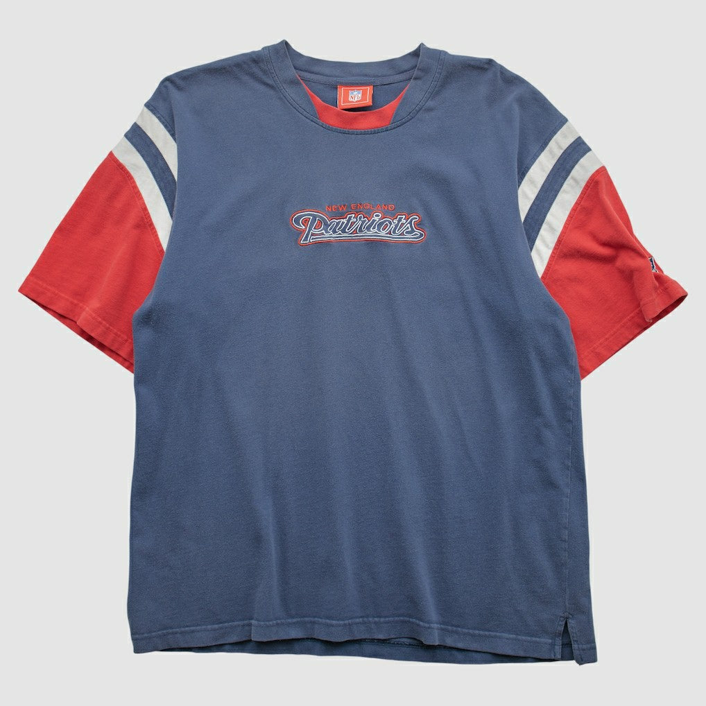 New England Patriots NFL 2000s T-shirt Navy Vintage | Fanatics
