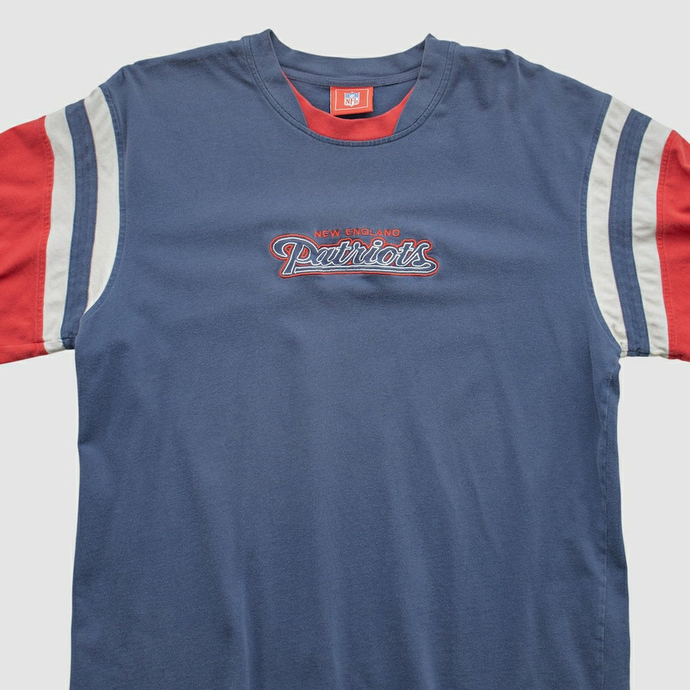 New England Patriots NFL 2000s T-shirt Navy Vintage | Fanatics