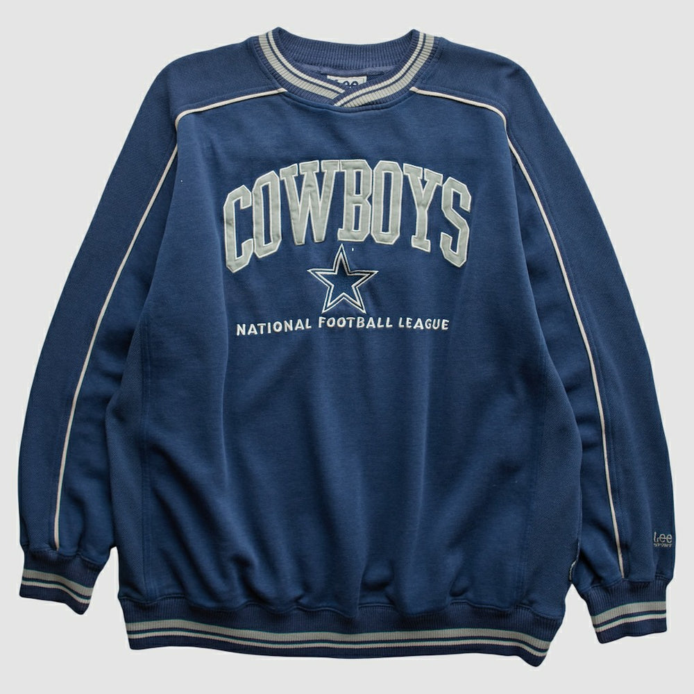 Dallas Cowboys Lee Apparel 90s Pullover Sweatshirt Navy Vintage | Fanatics