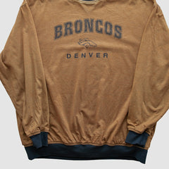 Denver Broncos 2000s Pullover Sweatshirt Tan Vintage | Fanatics