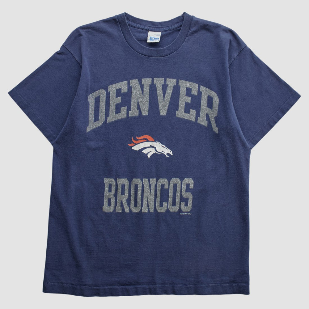 Denver Broncosm Sportswear 90s T-shirt Navy Vintage | Fanatics
