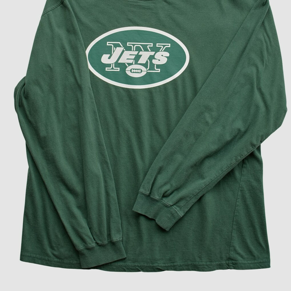 New York Jets NFL 2000s Long Sleeve T-shirt Green Vintage | Fanatics