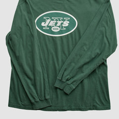 New York Jets NFL 2000s Long Sleeve T-shirt Green Vintage | Fanatics