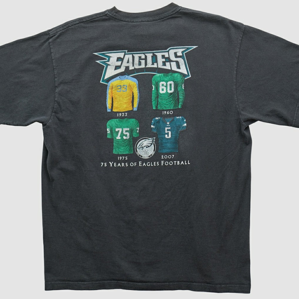 Philadelphia Eagles Realtree 2007 T-shirt Charcoal Vintage | Fanatics
