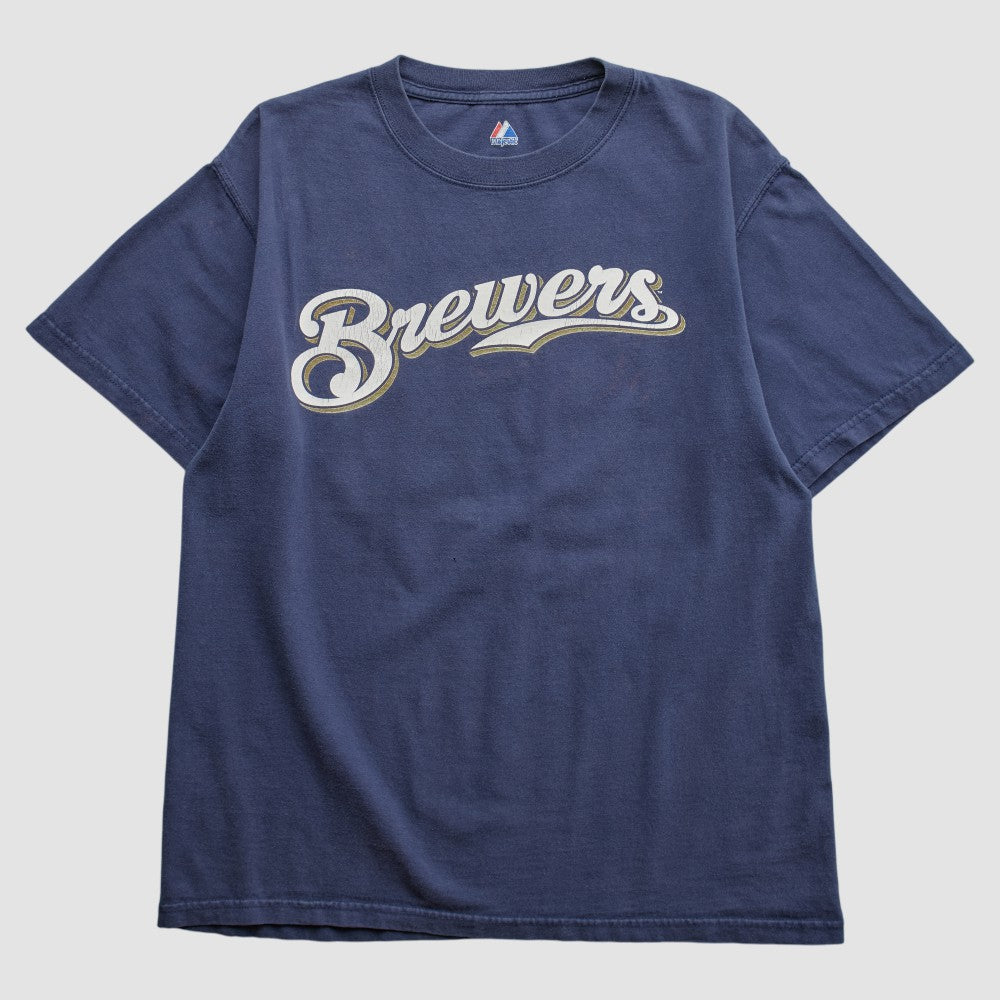 Milwaukee Brewers Majestic 2000s T-shirt - MLB
