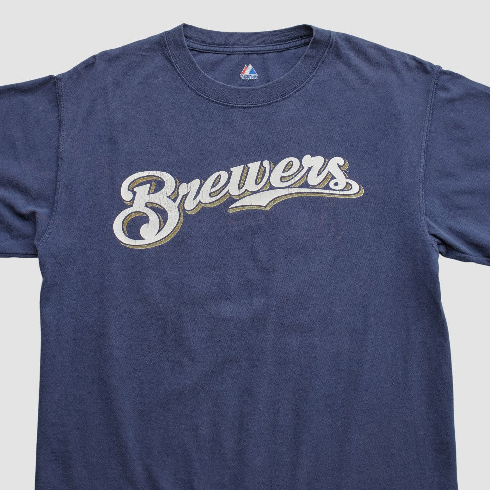 Milwaukee Brewers Majestic 2000s T-shirt - MLB